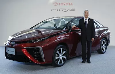 carro movido a hidrogênio Mirai Toyota