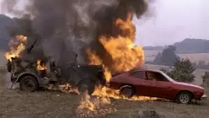 Ford pinto pegando fogo