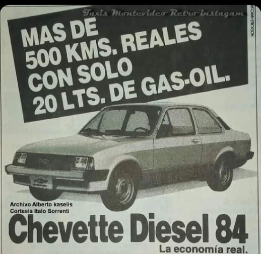 Chevette a diesel 84