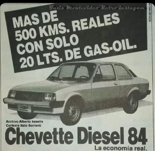 Porque carros utilitários a diesel: Chevette a diesel 84