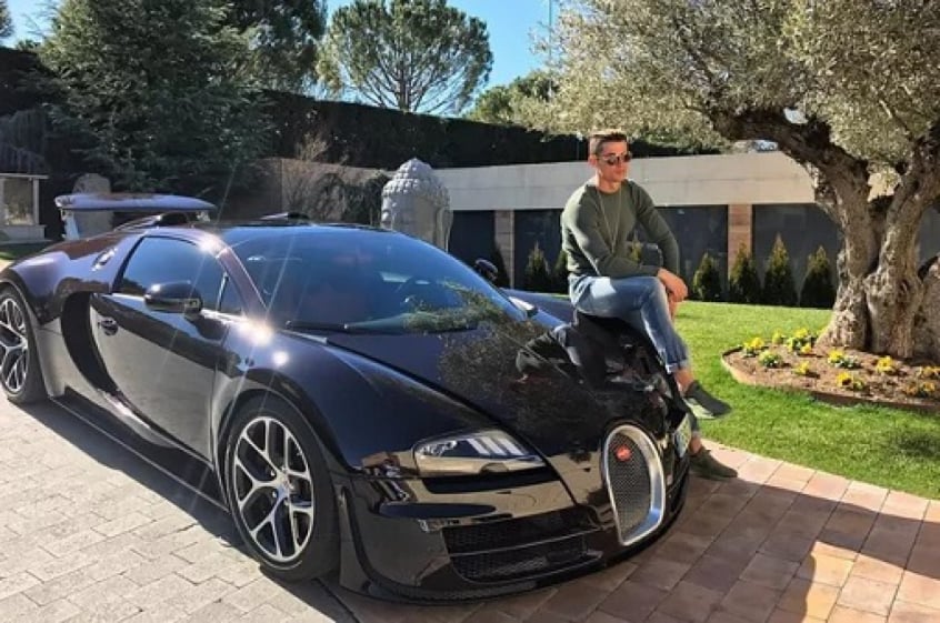 Coleção de carros de luxo de Cristiano Ronaldo