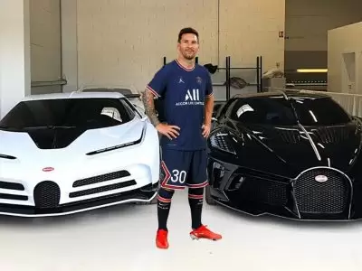 coleção de carros de luxo de Lionel Messi