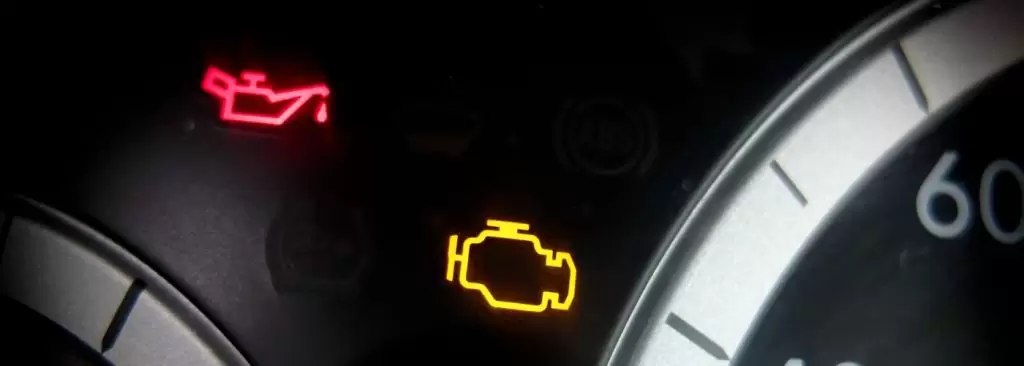 Luzes do painel do carro