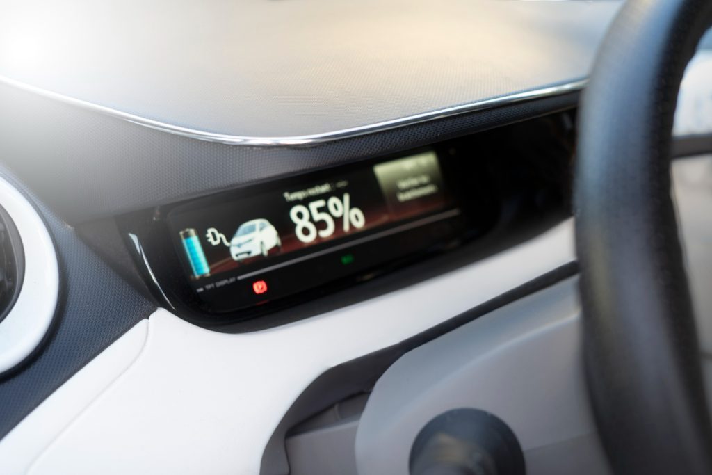 painel carro elétrico
