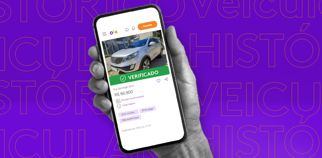 sites de compras e vendas de carros usados: site OLX